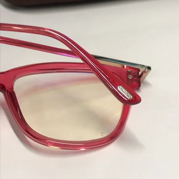 Gucci Red and Black Women's Glasses TF5704-B 066